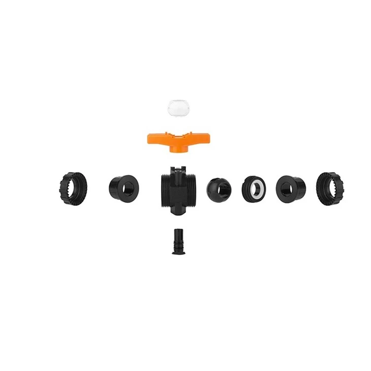 PVC True Union Ball Valve With Vented Ball Type